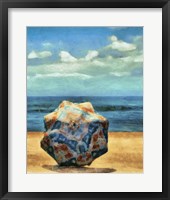 Beach Umbrella III Framed Print