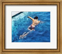 Framed Morning Swimming II