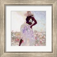 Framed Her Colorful Dance I