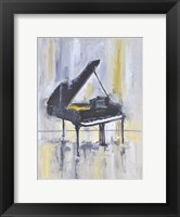 Framed Piano in Gold II