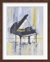 Framed Piano in Gold II
