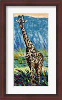 Framed Regal Giraffe I