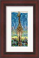 Framed Regal Giraffe II