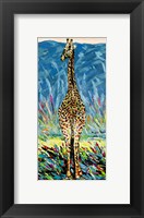 Framed Regal Giraffe II