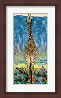 Framed Regal Giraffe II
