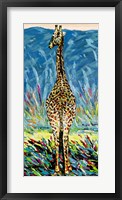 Framed Regal Giraffe II