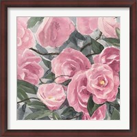 Framed Watercolor Roses I