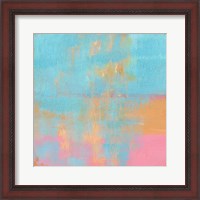 Framed Day Glow Pastel I