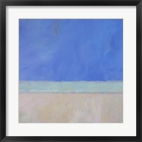 Framed Wintergreen Sea I