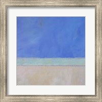 Framed Wintergreen Sea I