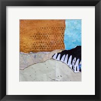 Framed 'High Texture Abstract III' border=