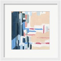 Framed 'Summer Abstraction I' border=