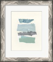 Framed 'Seaside Color Study II' border=