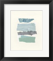 Framed 'Seaside Color Study II' border=