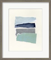 Framed 'Seaside Color Study IV' border=