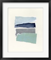 Framed 'Seaside Color Study IV' border=