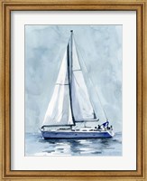 Framed Lone Sailboat I