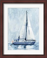 Framed Lone Sailboat II
