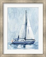 Framed Lone Sailboat II