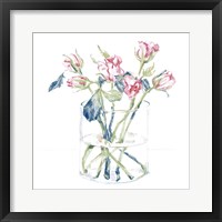 Hockney Roses I Framed Print