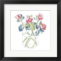 Framed Hockney Roses II