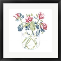 Hockney Roses II Framed Print