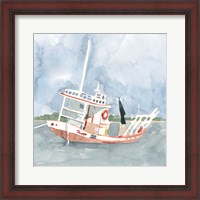 Framed Bright Fishing Boat II