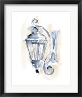 Framed 'Watercolor Street Lamp II' border=