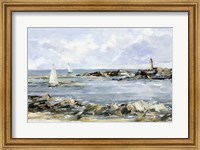 Framed Rocky Shore Coastline II