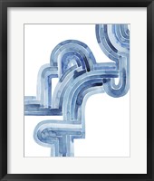 Blue Braid II Framed Print