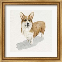 Framed 'Pup for the Queen II' border=