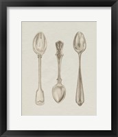 Framed 'Silver Spoon I' border=