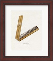 Framed 'Gilded Toiletries IV' border=