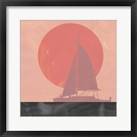 Deep Sea Sunset II Framed Print
