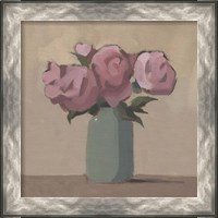 Framed 'Spring Vase I' border=
