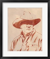 Man of the West III Framed Print