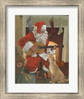 Framed Santa Serenade