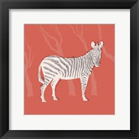 Framed Plains Zebra I