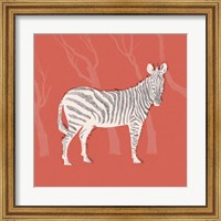 Framed Plains Zebra I