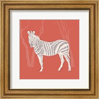 Framed Plains Zebra II