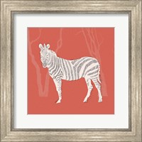 Framed Plains Zebra II