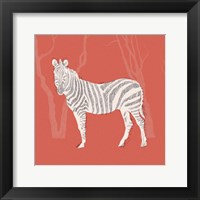 Framed Plains Zebra II