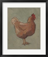Egg Hen I Framed Print