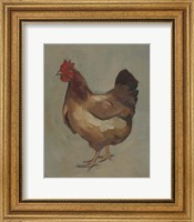 Framed Egg Hen II