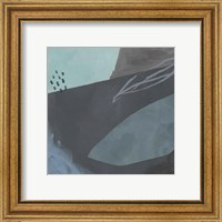 Framed 'Steely Abstract II' border=
