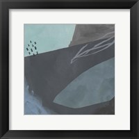 Framed 'Steely Abstract II' border=