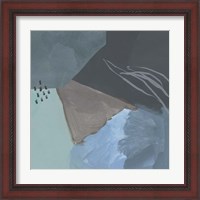 Framed 'Steely Abstract IV' border=