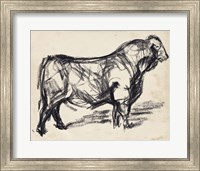 Framed Black Angus I