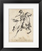 Framed King of the Rodeo I