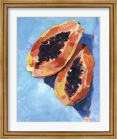 Framed Bold Papaya I